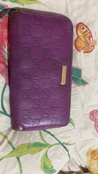 Carteira roxa gucci- venda urgente
