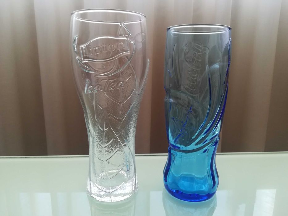 Conjunto Copos Coca-Cola / Lipton Ice Tea442991407835402242