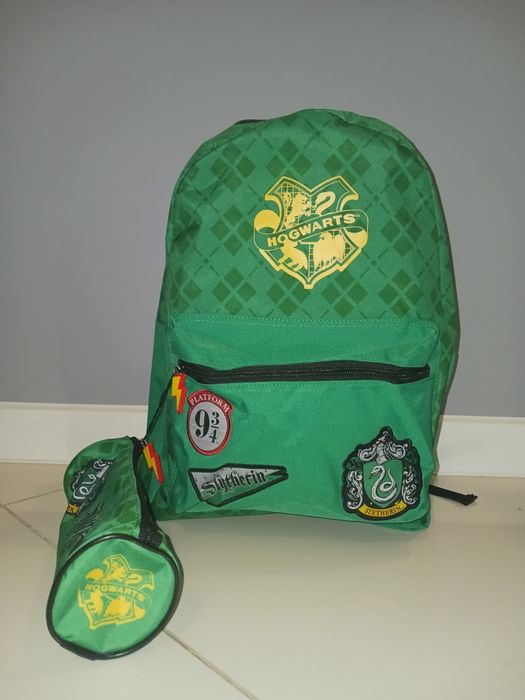 Plecak i piórnik Slytherin / nowe