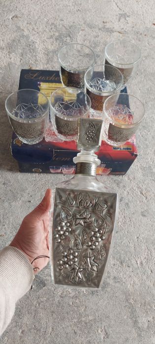 Serviço de whisky