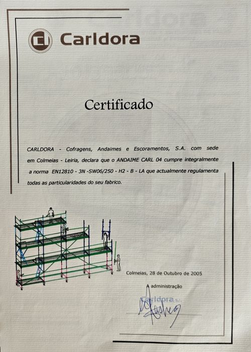 Andaime de modelo CARL 04