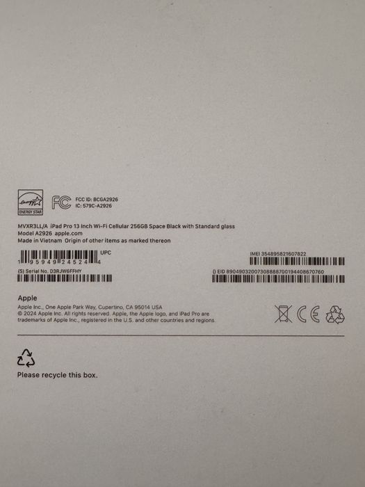 iPad pro 13-inch (M4)WI-FI+Cellular