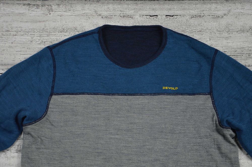 Devold Kvitegga 100% wełna merino męska longsleeve dwustronna - L