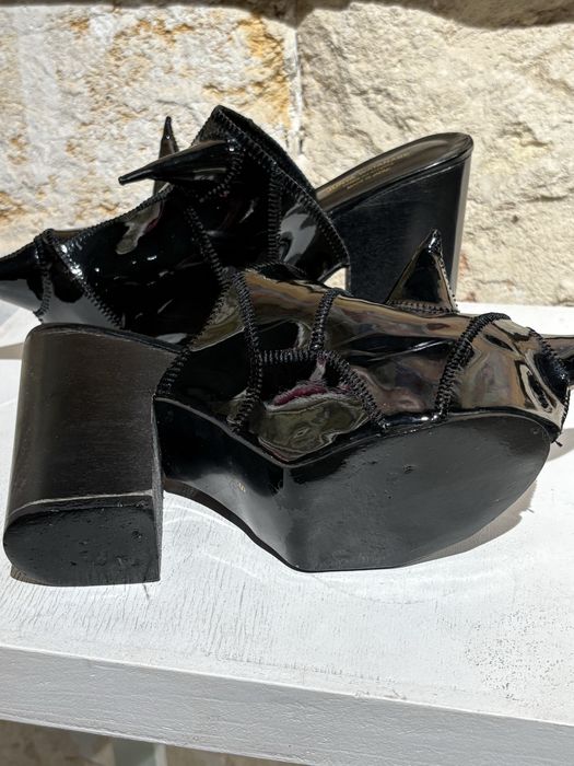 Мюли на каблуке Junya Watanabe для Comme des Garçons