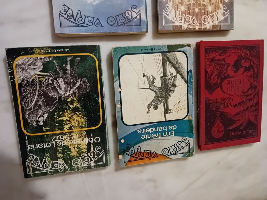 Conjunto de 5 Livros Júlio Verne