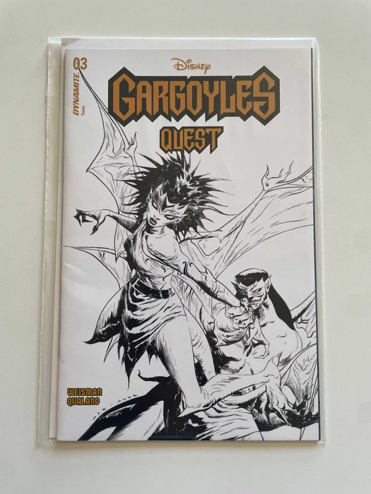 Disney Gargoyles Quest #3 1:10 Jae Lee Line Art Variant