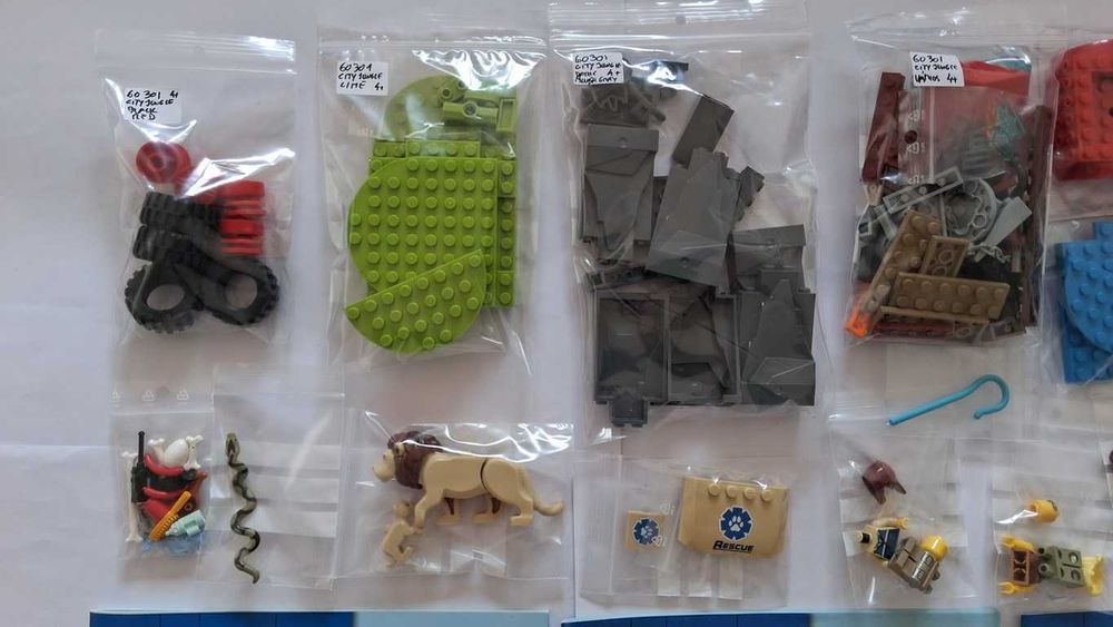 LEGO City 60301 Wildlife Rescue Off-Roader em peças novas