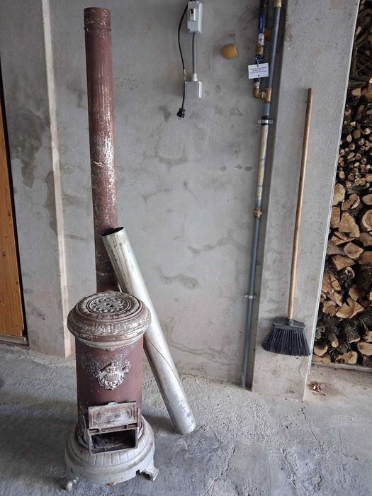 Aquecedor Salamandra de Ferro Fundido