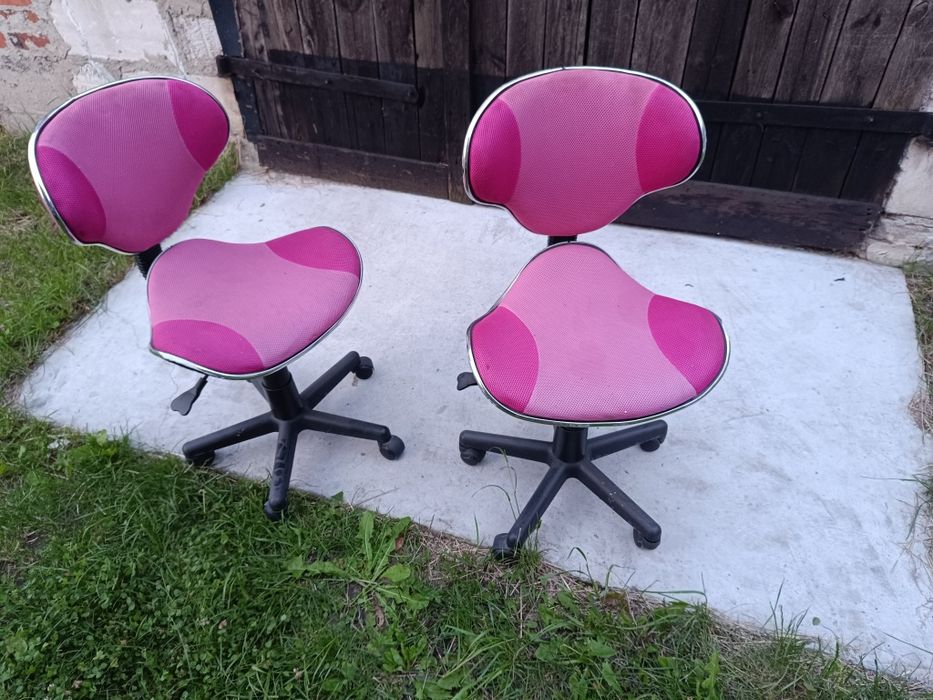 Krzesło obrotowe dla dzieci 2 szt