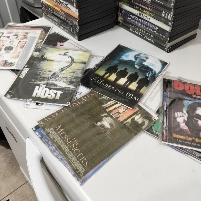 DVDs 116copias,45originais