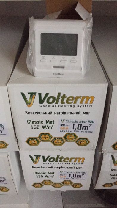 Акція! Нагрівальний мат Volterm 150Вт/м² Електрична підлога Теплий пол