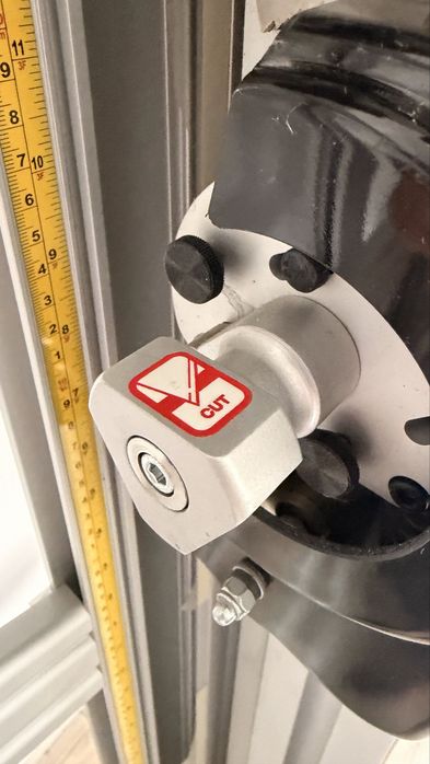 Trymer pionowy Keencut Steeltrak 165 dibond pcv szkło
