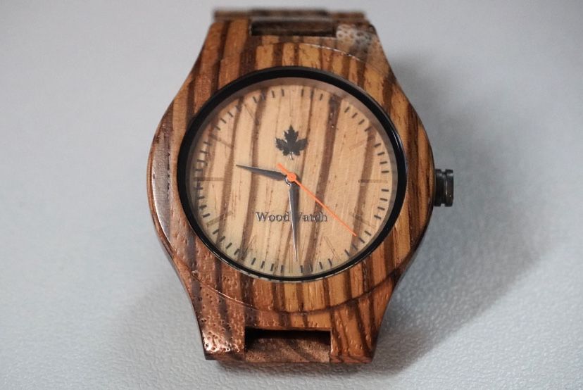 Drewniany zegarek Woodwatch oryginalny męski Deborah z drewna