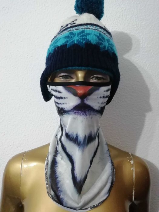 Proteção Facial Cão e Gato (Gorro Não Incluído)