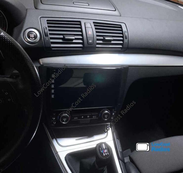 (MAIO) Rádio 2DIN BMW Série 1 (E81 E82 E87 E88) Android • WIFI