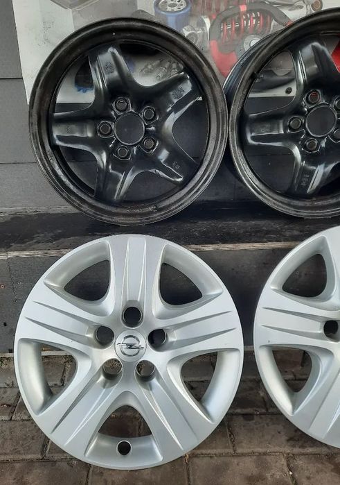 felgi stalowe strukturalne + kołpaki 17 5x120 et41 opel insignia