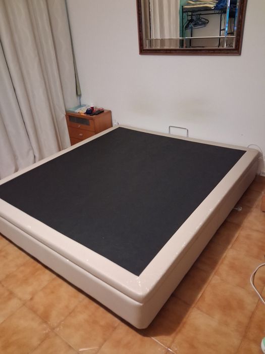 Sommier casal usado com arrumação
