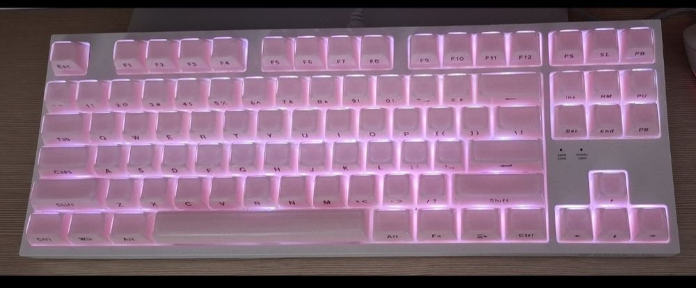 klawiatura Genesis Thor 404 TKL biała Gateron