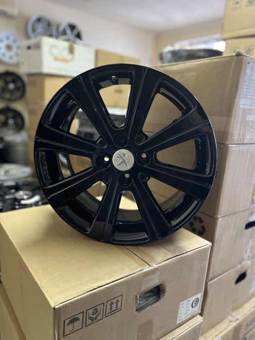 Jantes 17” 4x108 originais Peugeot 308 Citroen C4 GT line GTi pretas 208