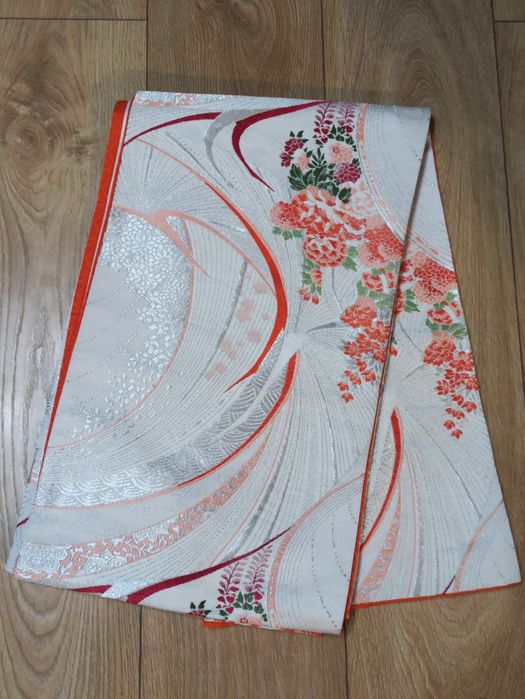 Pas fukuro obi, oryginalny japoński pas do kimono