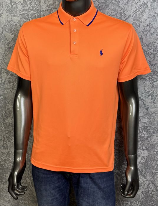 Polo Ralph Lauren поло футболка M размер спортивная оранжевая