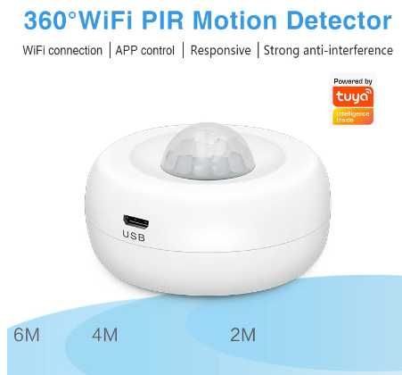 Sensor movimento(PIR) WIFI com TUYA app