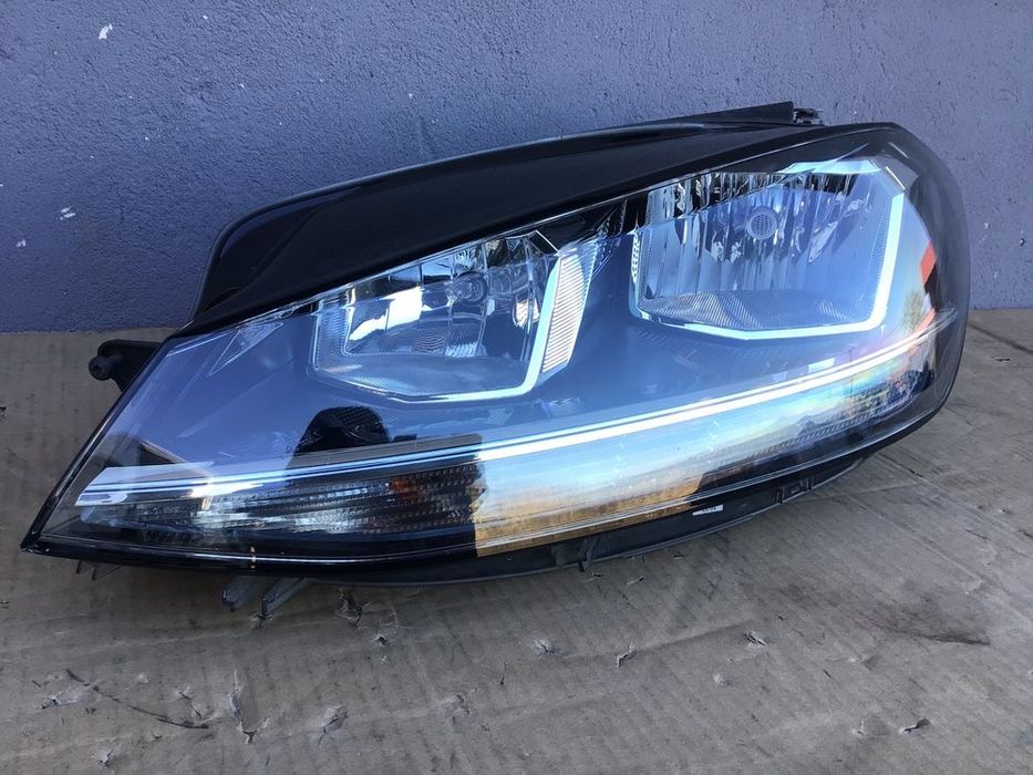 lampa przednia lewa vw golf vll 7 zwykła led
