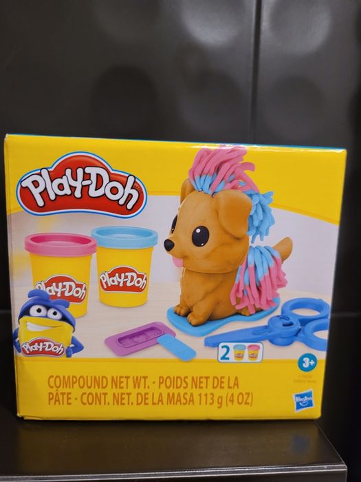 Play-doh Ciastolina play doh Mini Psi Fryzjer Hasbro nożyczki plastere
