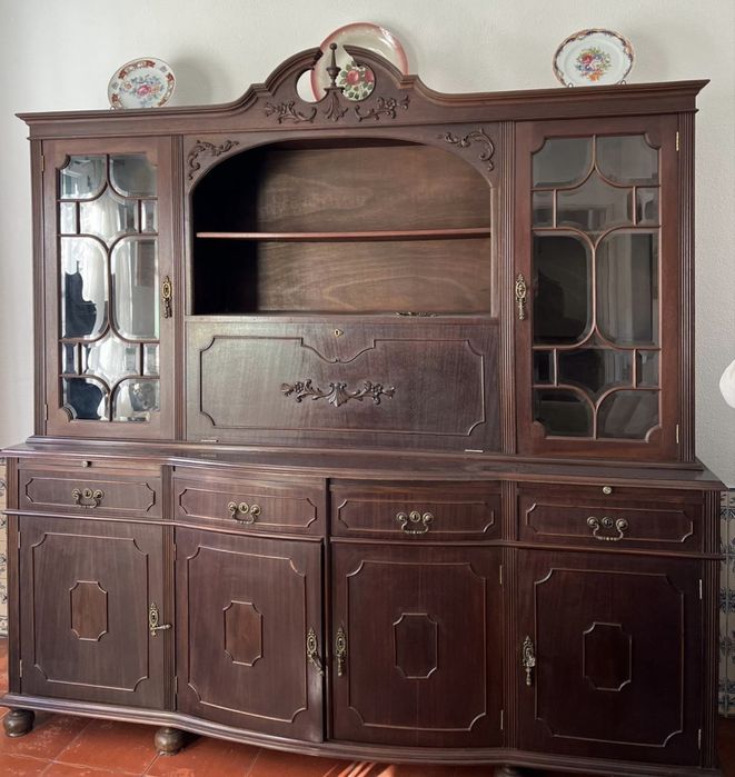 Conjunto de sala de jantar, estilo inglês