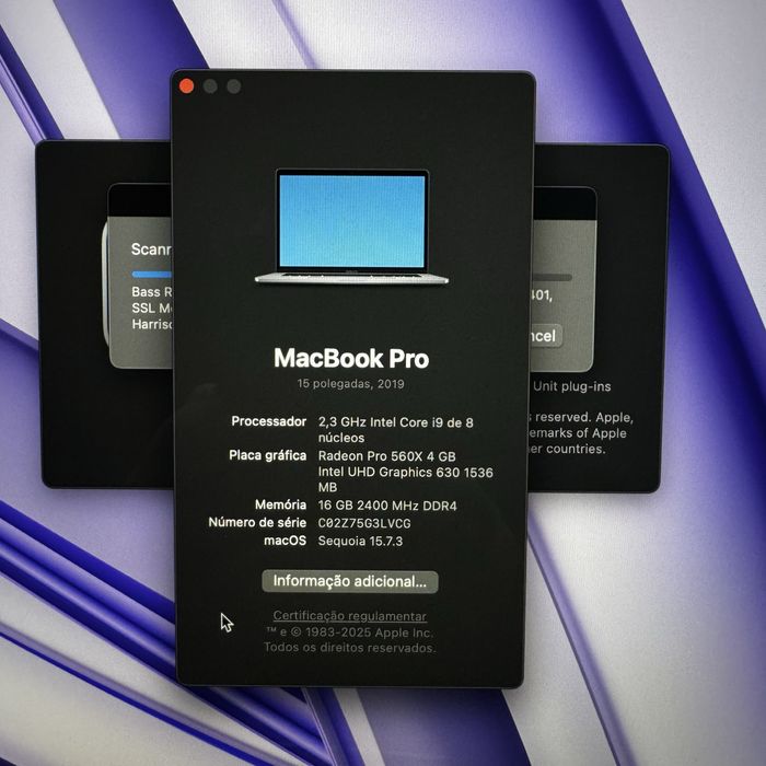 Macbook Pro 15 2019 i9