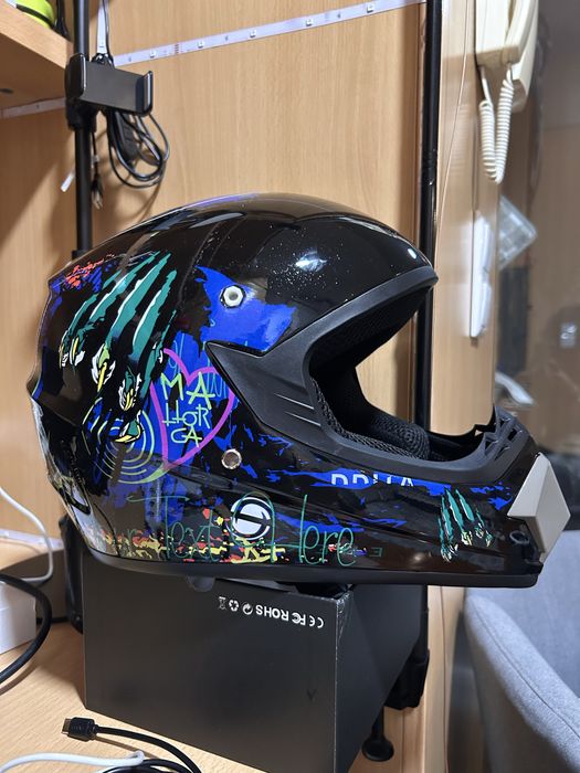 capacete moto cross M