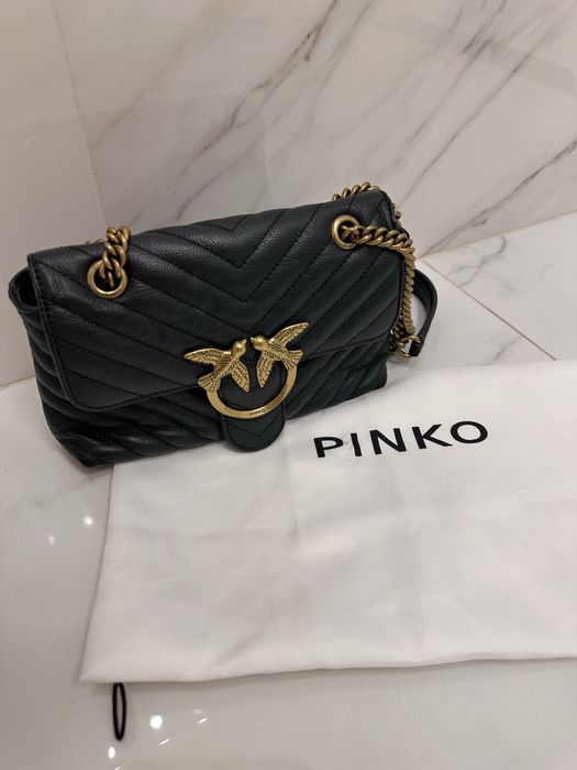Czarna torebka pinko mini love bag one