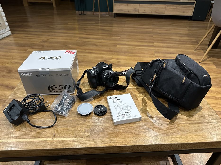 Aparat Pentax K-50 Lustrzanka cyfrowa Jak Nowy, Ideal