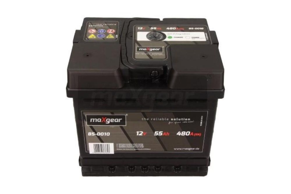 Nowy AKUMULATOR 12V 55AH 480A L- Maxgear 2 lata GW 45AH 50AH 52AH 54AH
