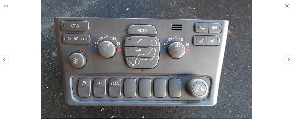 panel sterowania nawiewem Volvo V70 II S80 I panel nawiewu s60 I