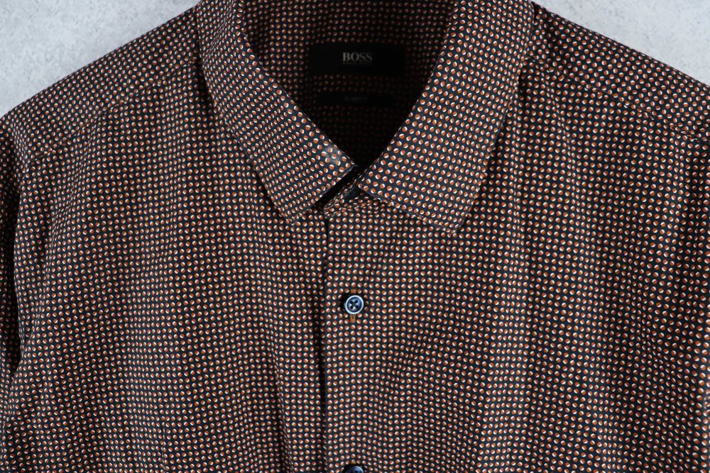 Hugo Boss męska koszula we wzory slim fit 41 16 L