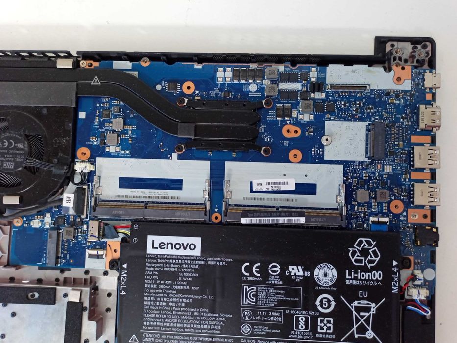 Материнська плата ноутбука Lenovo e585. Ryzen 2500u