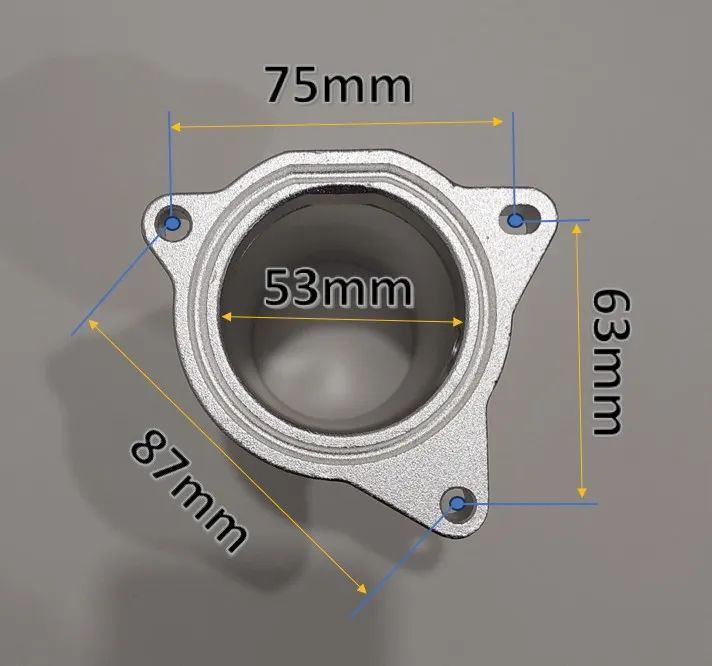 Supressor EGR Motores Grupo VAG 1.9 TDI PD 130; 150; 160cv -57mm Cinza