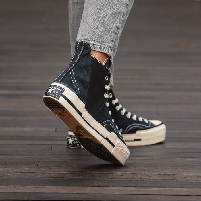 ФЛАГМАН! Converse Chuck Taylor Vintage 70 Plus hi Black\White 37 38 39 40 41 42 43 44 конверс вінтаж
