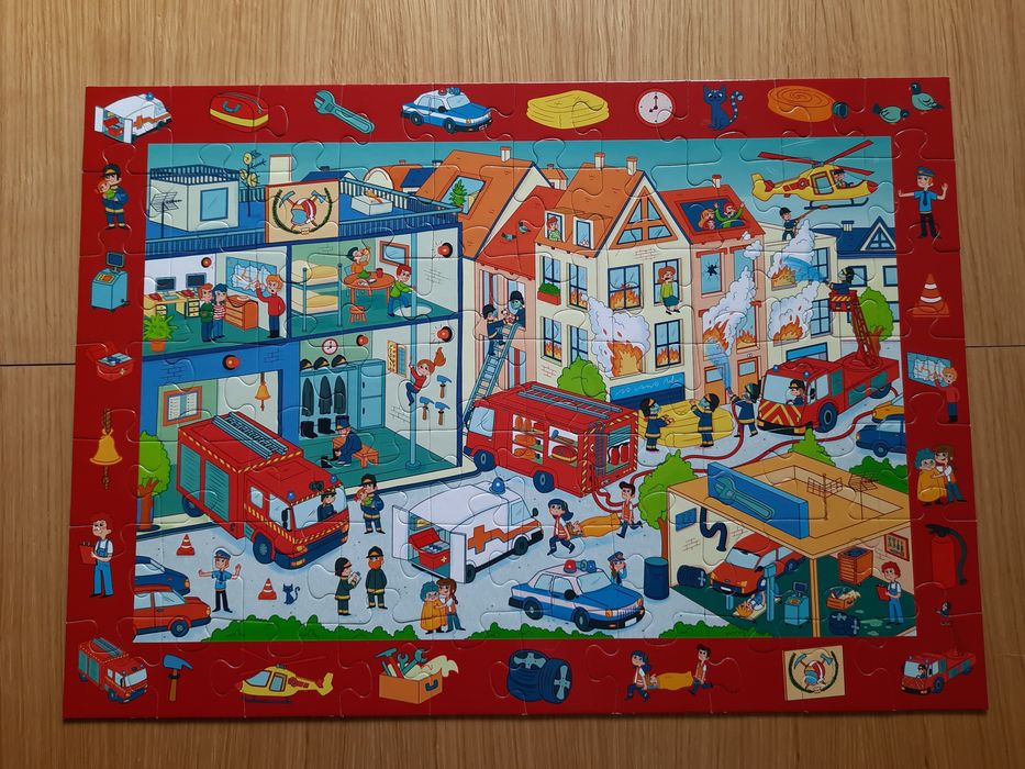 Puzzle obserwacyjne  Straż pożarna Trefl