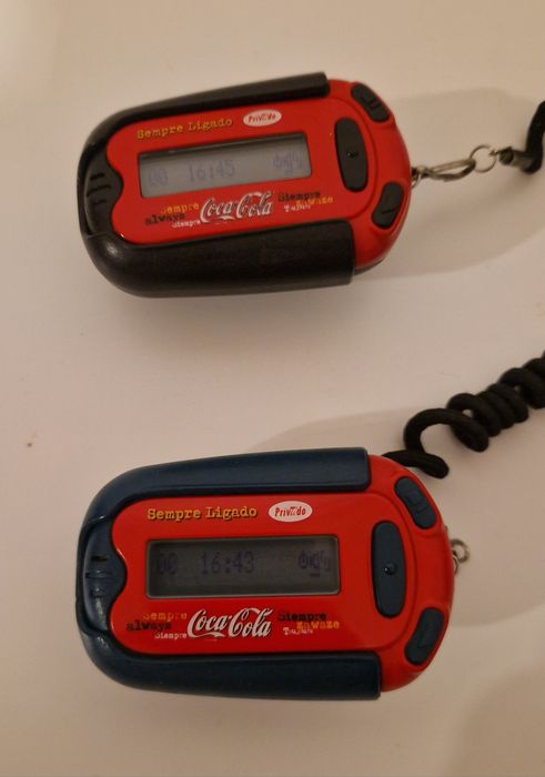 Pager Coca-Cola anos 90