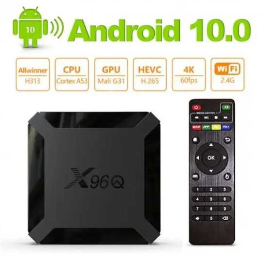 Android TV Box X96Q (2/16Gb, H313, Android TV) - повністю налаштована