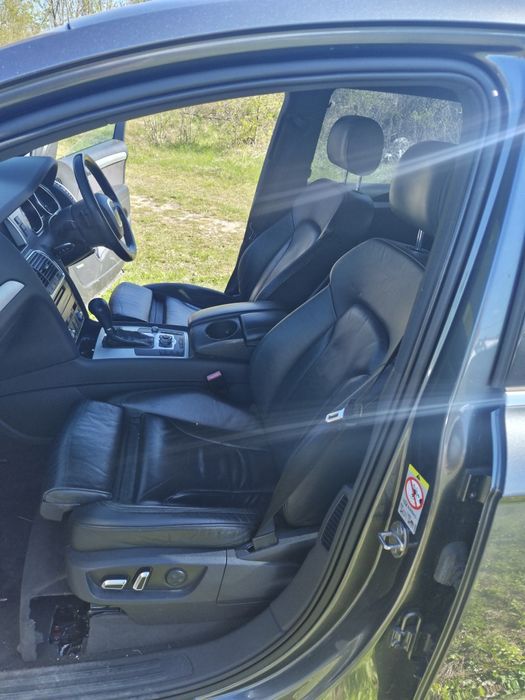 Салон SLINE сідушки сидушки  шкіра шкира ауди ауді кю7 audi Q7 4L
