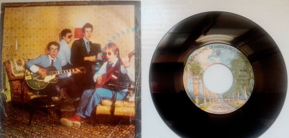 Vinil Single 7" Elvis Costello and The Attractions