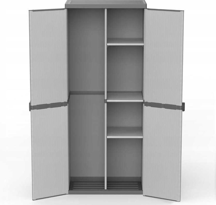 MONGARDI Szafa gospodarcza PP/PCV 68x40x165 cm