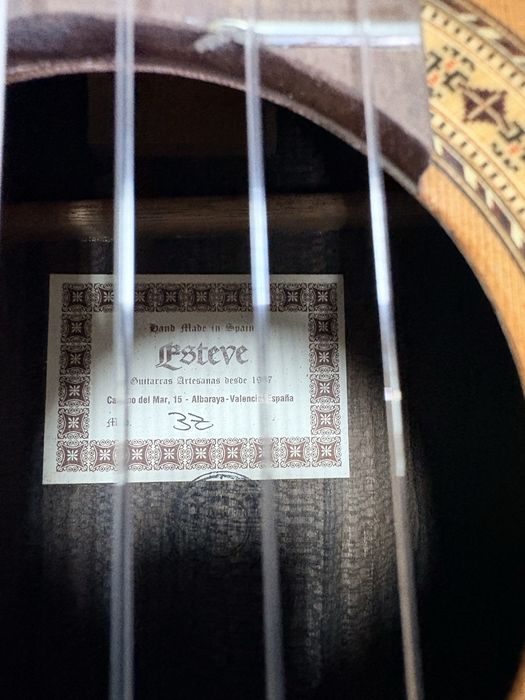 Guitarra classica de luthier Francisco Esteve