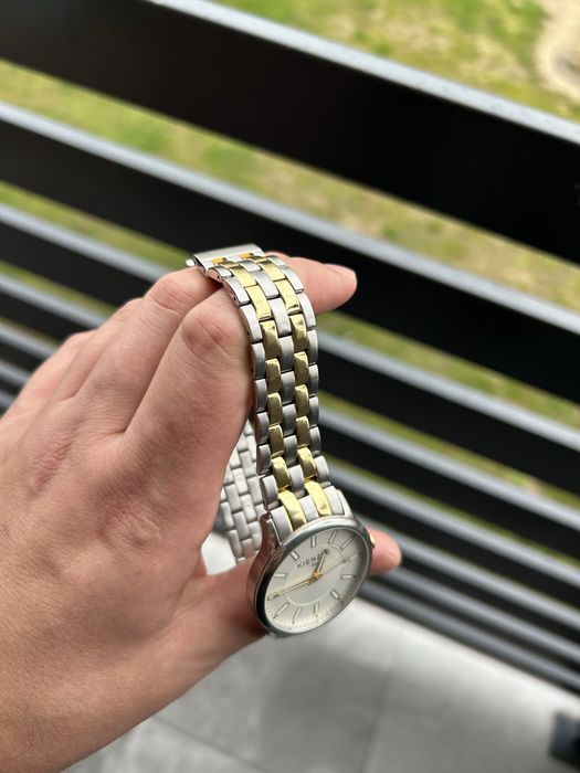 Piekny Zegarek Kienzele 1822 Stal/Gold/Piekny/Wys!