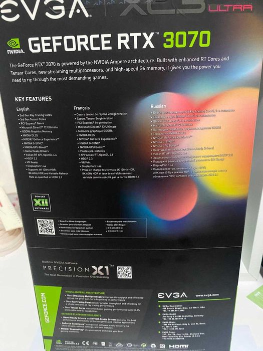 Nvidia Geforce Rtx 3070 evga xc3 ultra