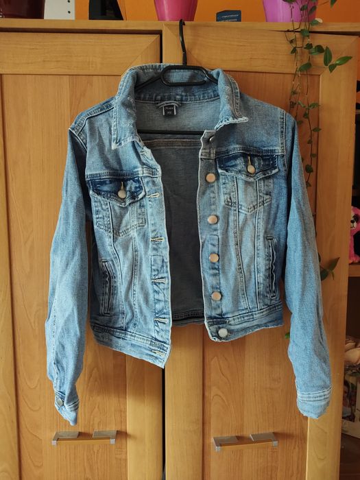 Kurtka katana jeansowa m.sara XS 94%bawelna