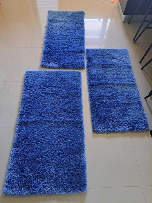 Tapetes decorativos azul